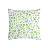 Health pillows with green question marks
