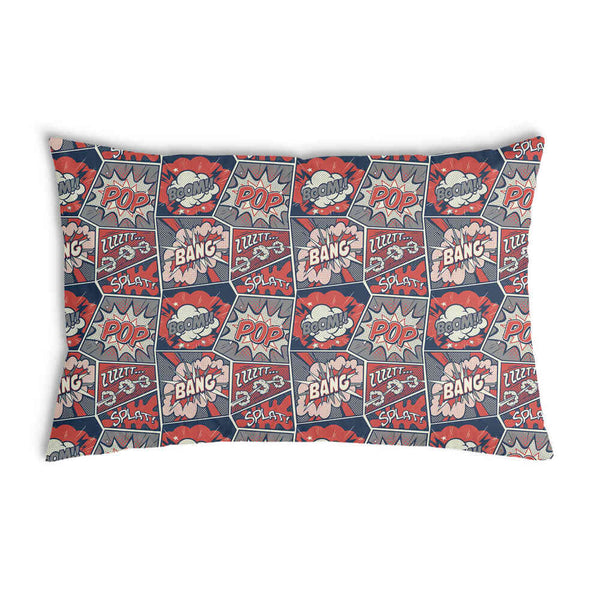 Health pillow red with cartoon