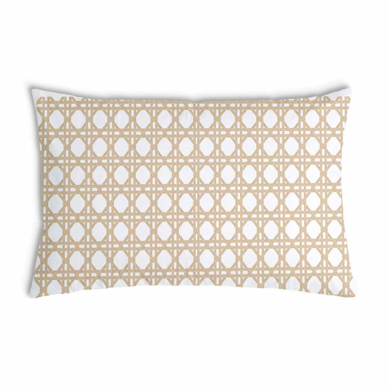 Health pillow white with beige circles