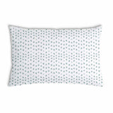 Health pillow, white with green crosses.