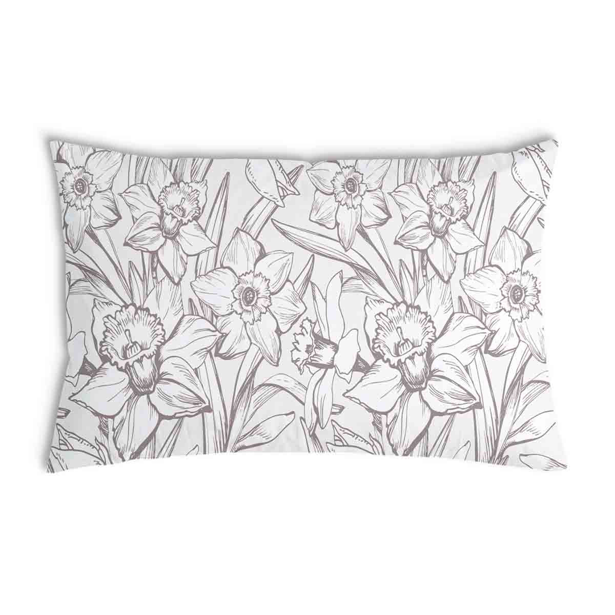 Health pillow with daffodils