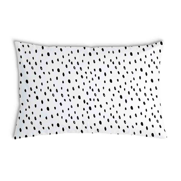 Cuscino sanitario bianco con molti piccoli puntini
