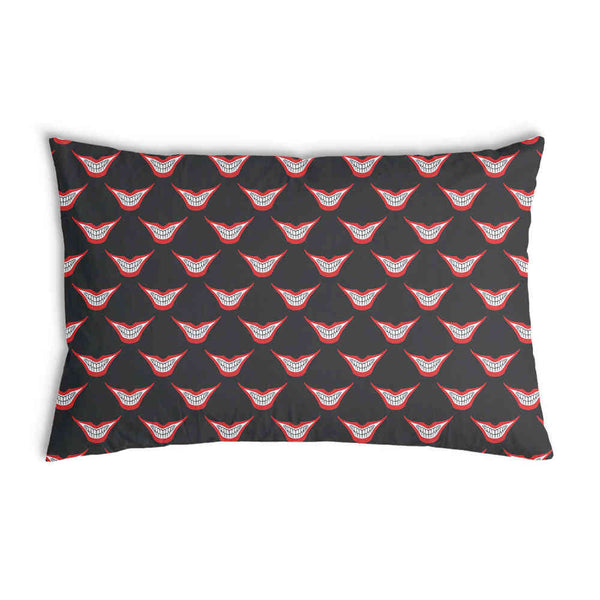 Health pillow with a smiling mouth