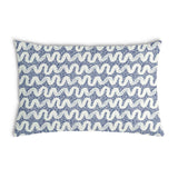 Cuscino sanitario onde bianche blu
