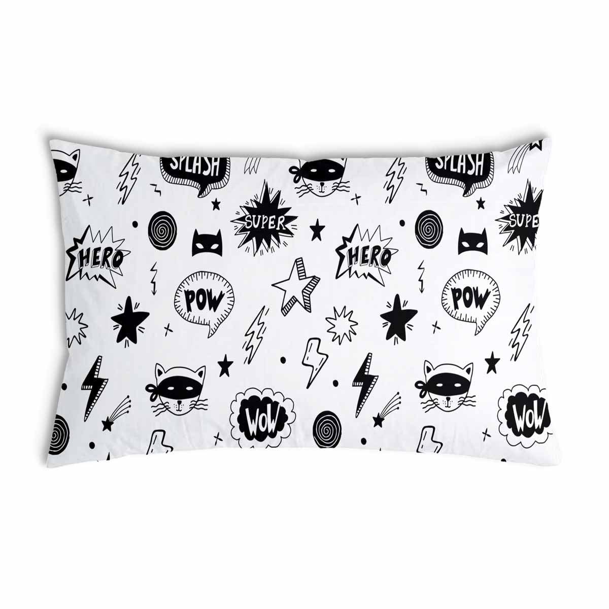 Health Pillow White Superheroes