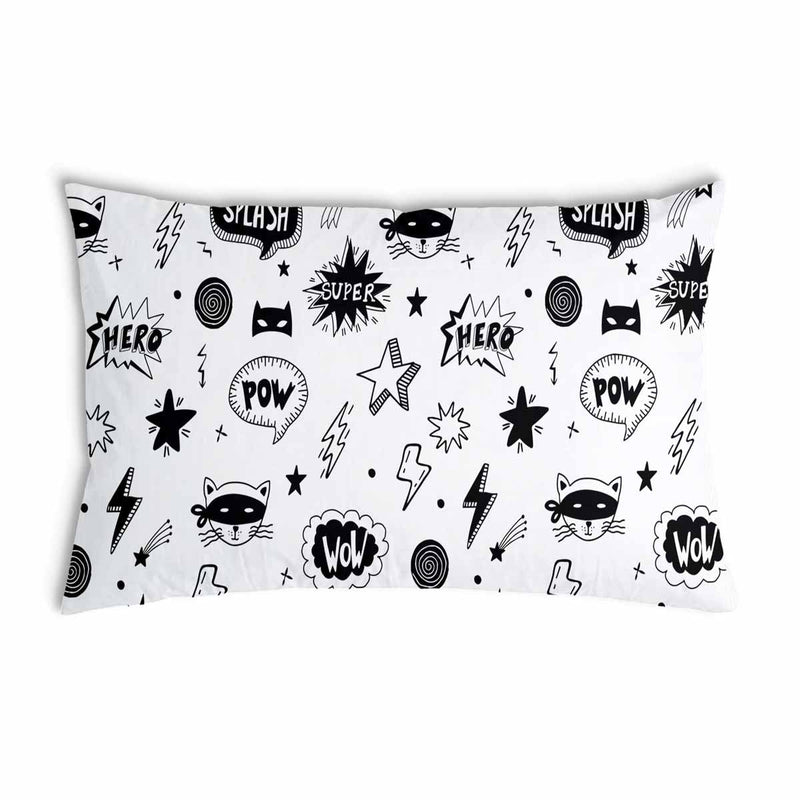 Health pillow white superheroes