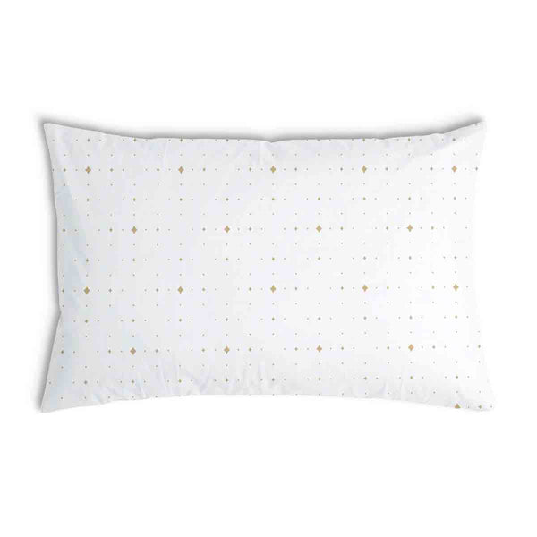 Almohada de salud blanca con pequeñas formas