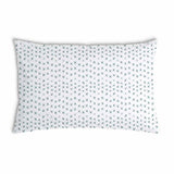 Health pillow, white with green crosses.