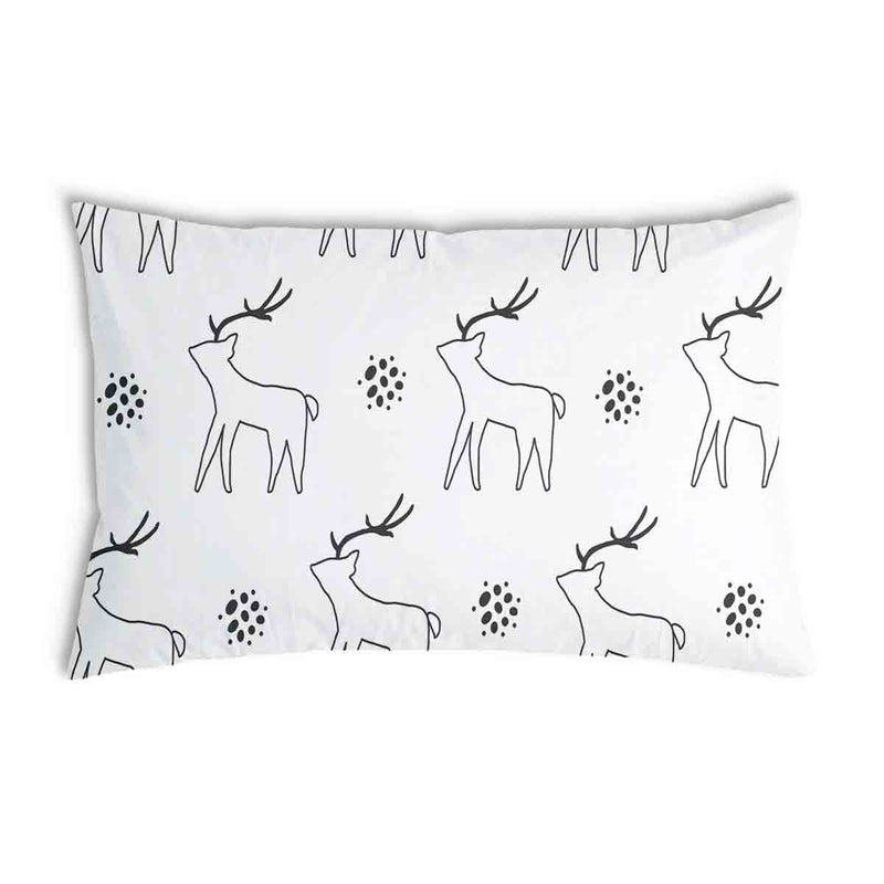Cuscino sanitario bianco con cervo