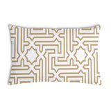 Health pillow beige with shapes
