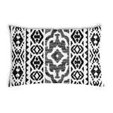 Health pillows with black shapes
