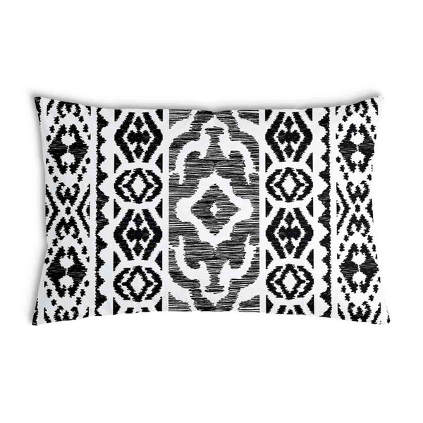 Health pillows with black shapes