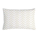 Health pillow with golden V-shape