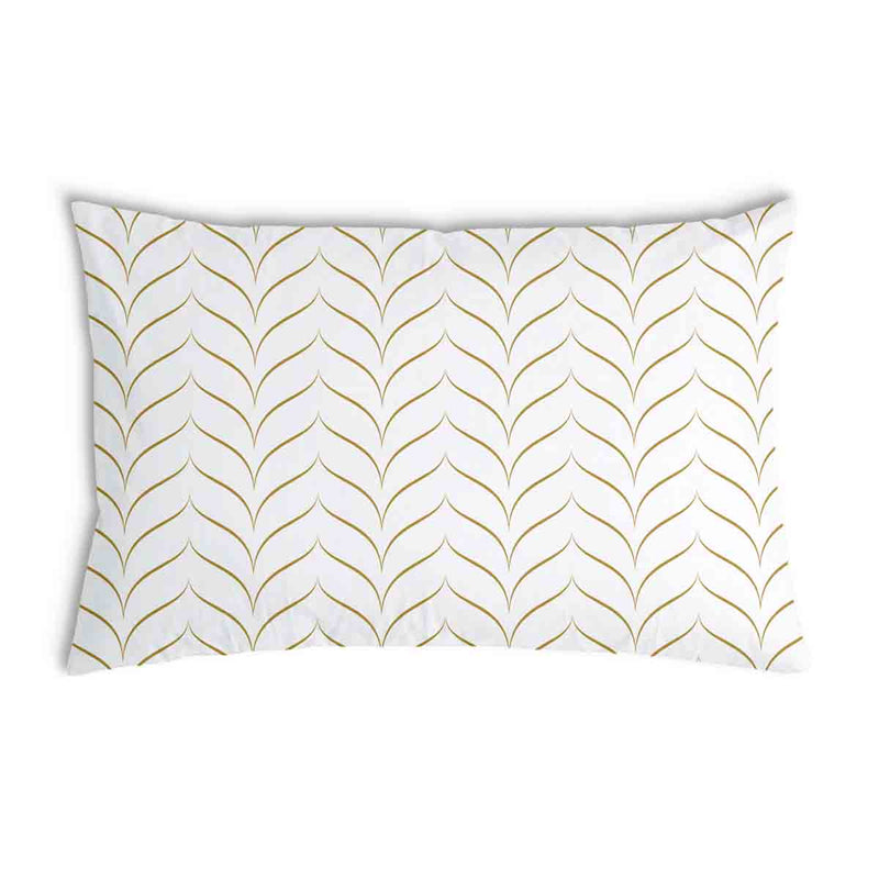 Health pillow with golden V-shape