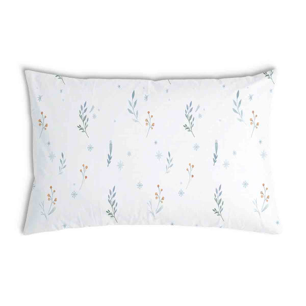 Cuscino sanitario bianco con fiori primaverili