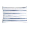 Health pillow blue horizontal stripes