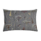 Health pillow, grey with golden plants