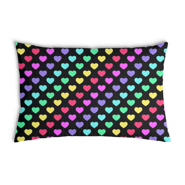 Health pillows colorful hearts