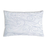 Cuscino sanitario onde blu