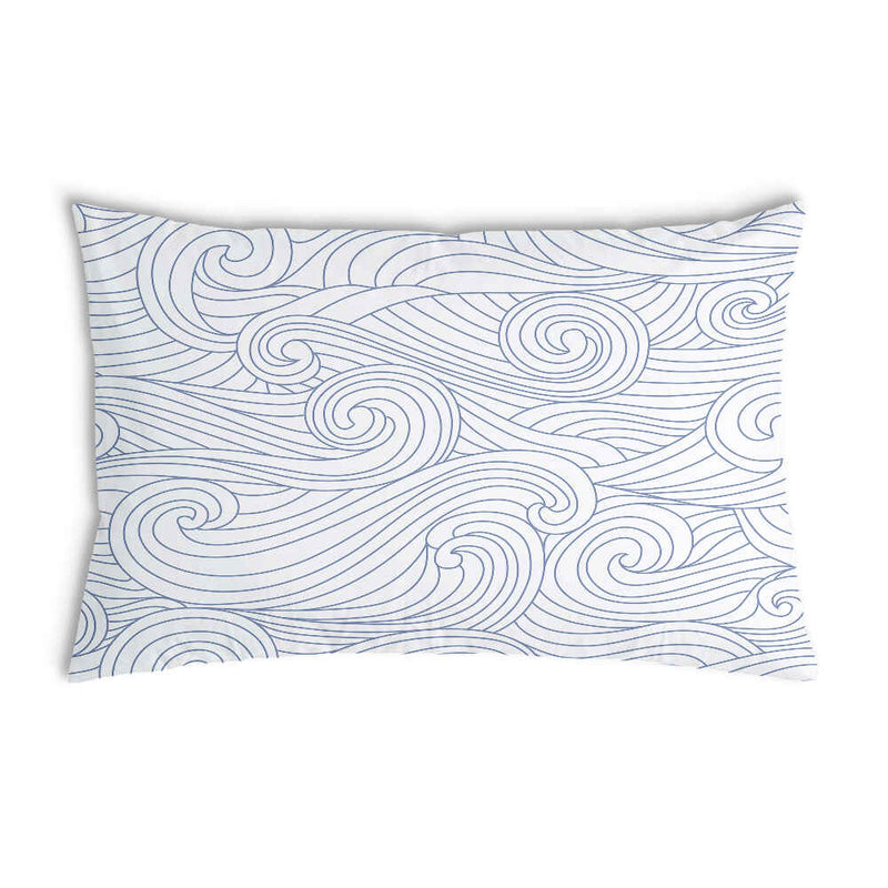 Cuscino sanitario onde blu