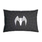 Health pillow, black with spider.