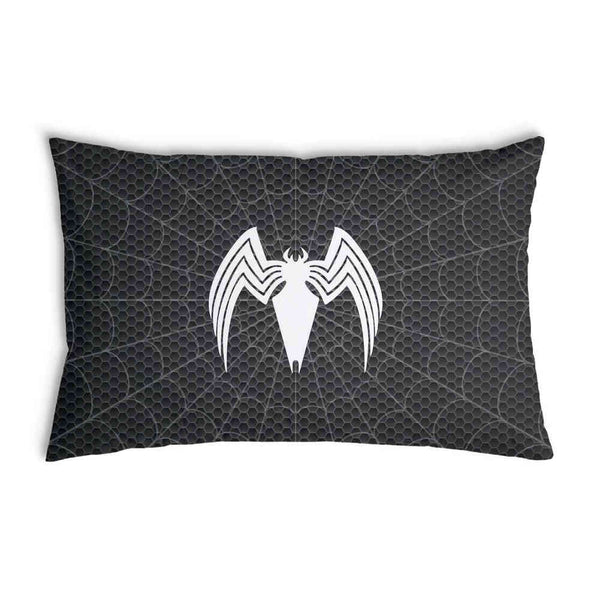 Health pillow, black with spider.
