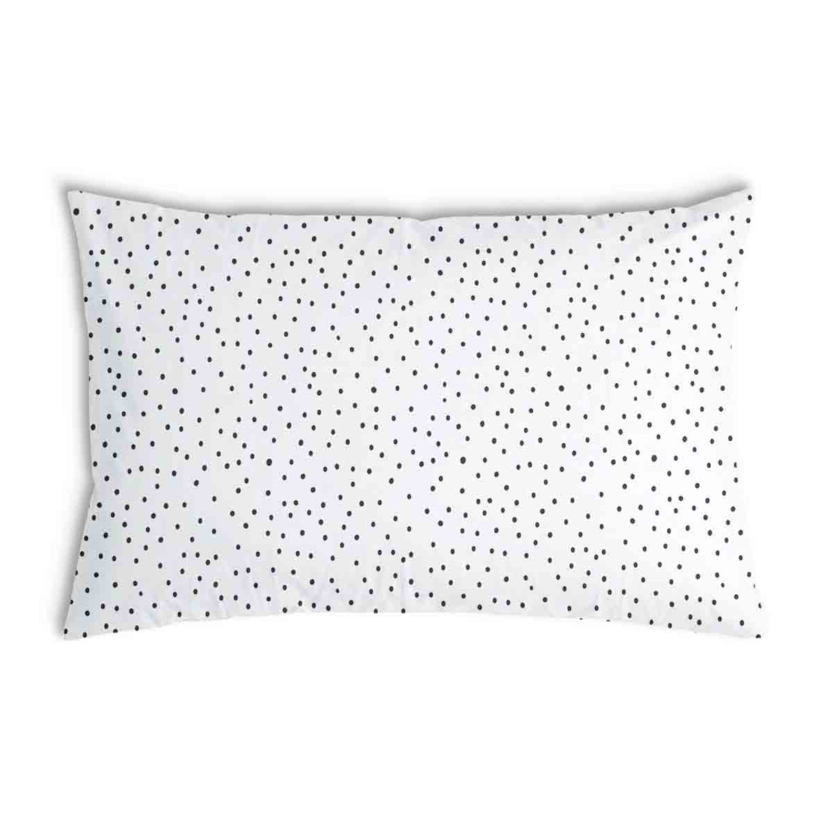Health pillow black dotted