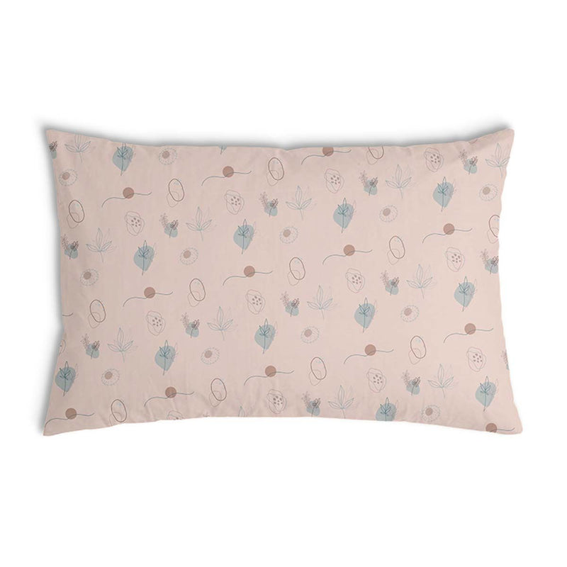Health pillow, pink plants