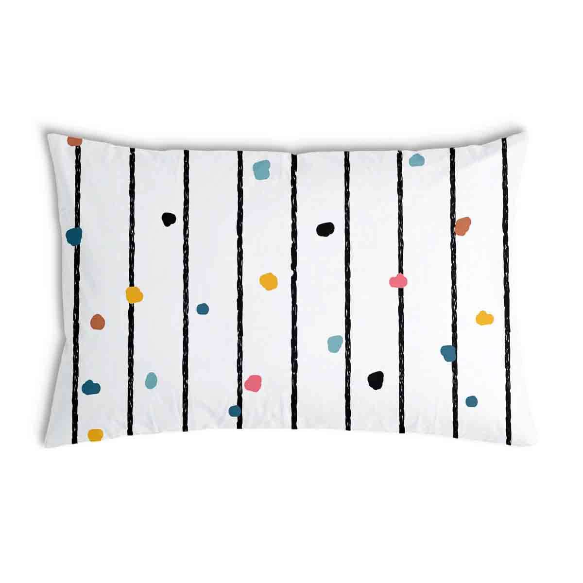 Health pillow with colorful dots