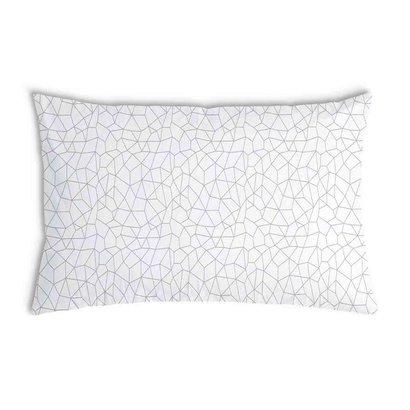 Almohada de salud blanca con mosaico
