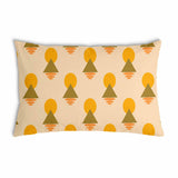 Health pillows with yellow shapes