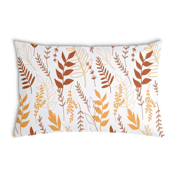 White health pillow with autumnal branches
