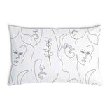 Cuscino salute volto donna boho