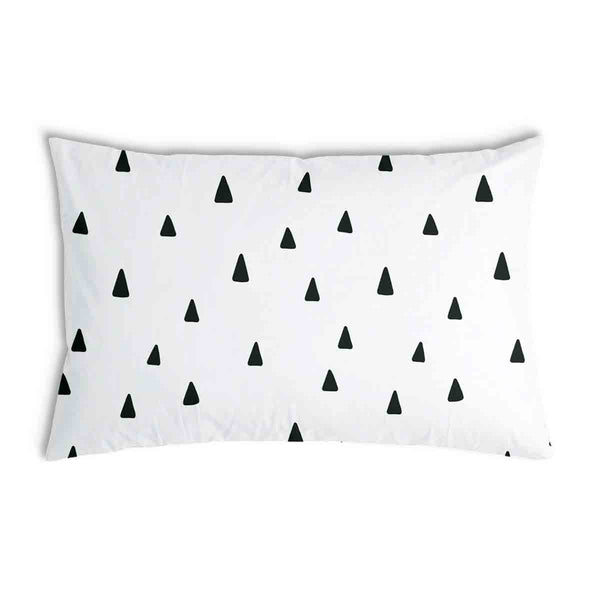 Cuscino sanitario bianco con triangoli neri
