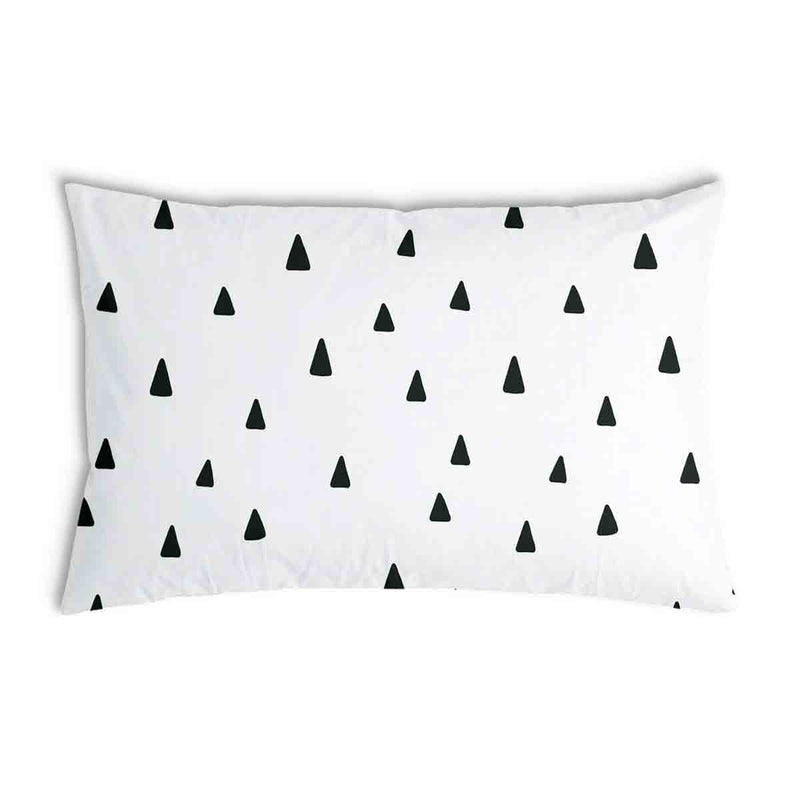 Cuscino sanitario bianco con triangoli neri