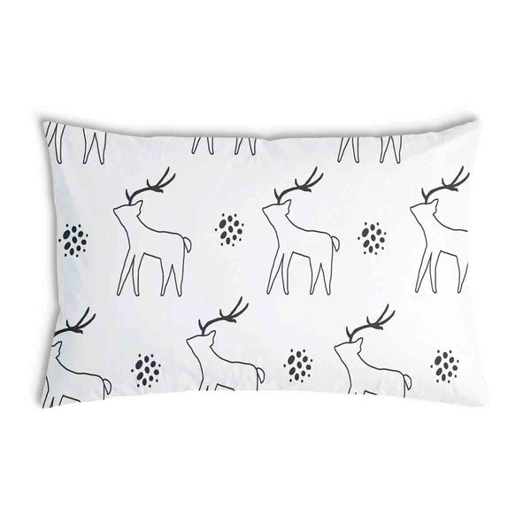 Cuscino sanitario bianco con cervo