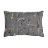 Health pillow, grey with golden plants