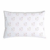 White health pillow with cat