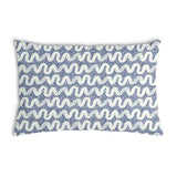 Cuscino sanitario onde bianche blu