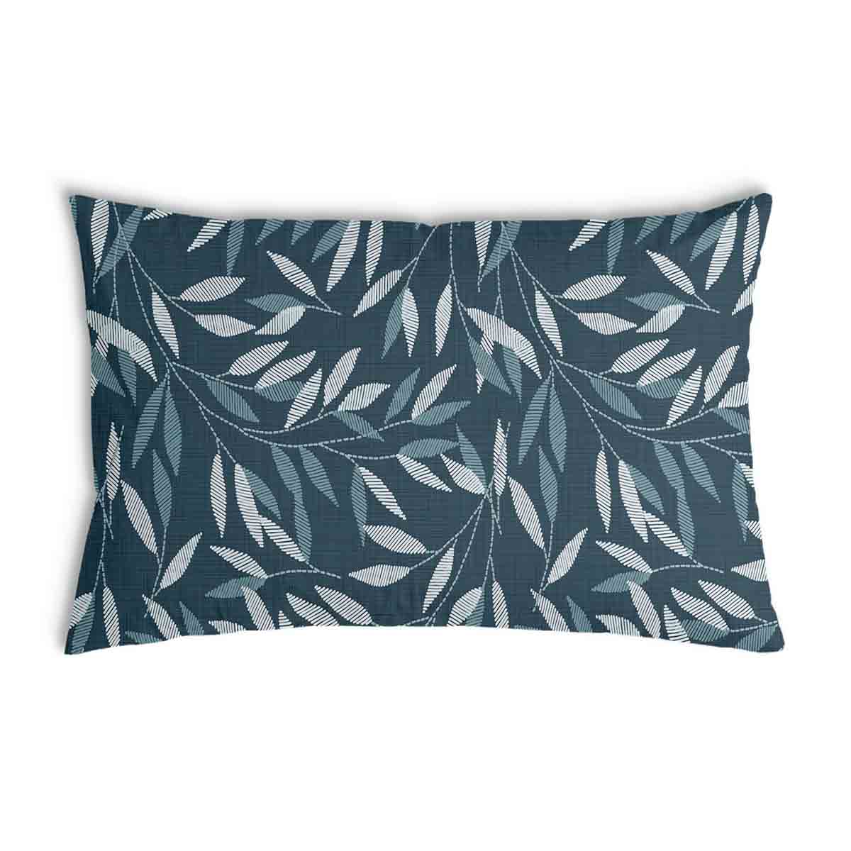 Health pillow with blue branches