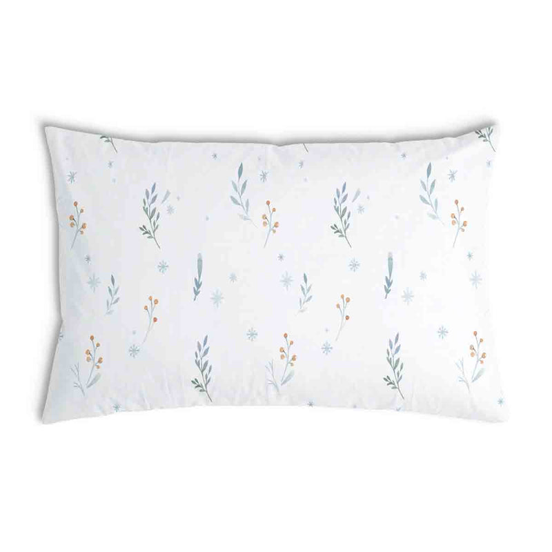 Cuscino sanitario bianco con fiori primaverili