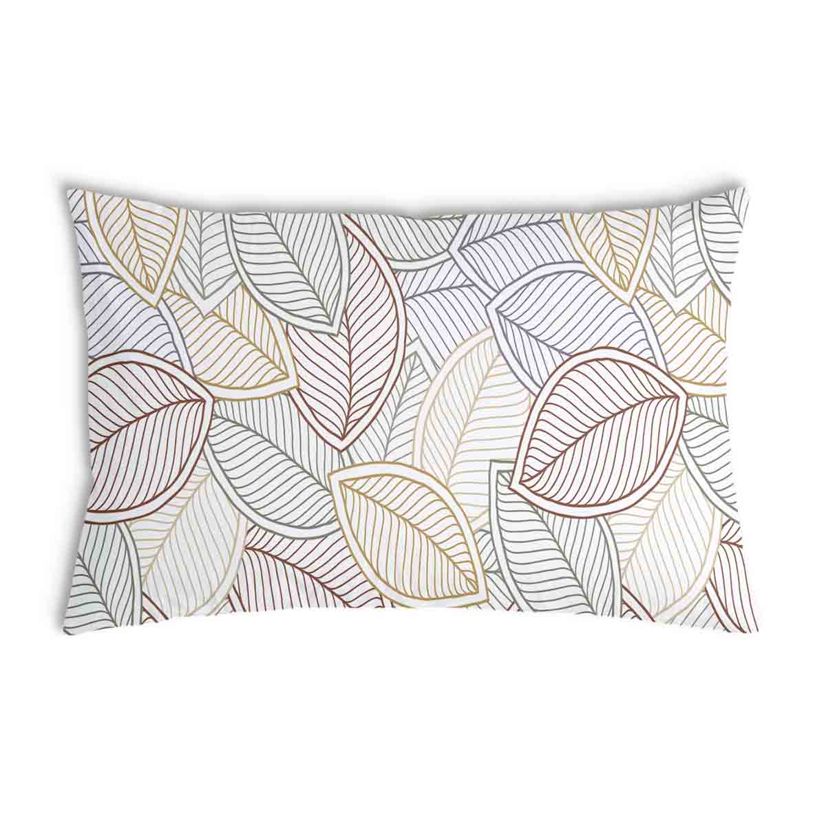 Health pillow colorful palm leaves