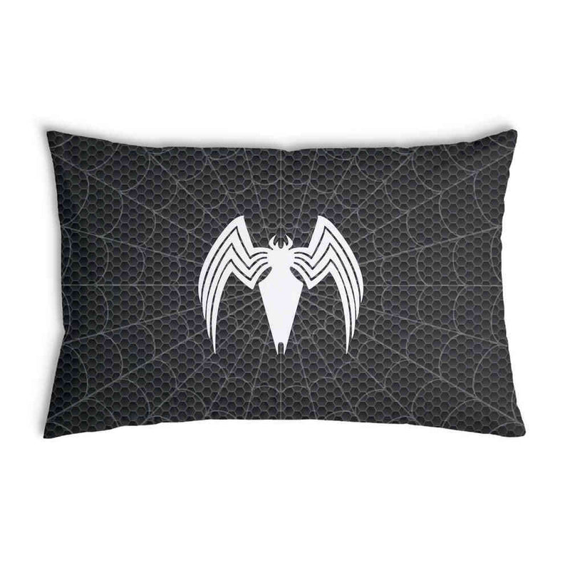Health pillow, black with spider.