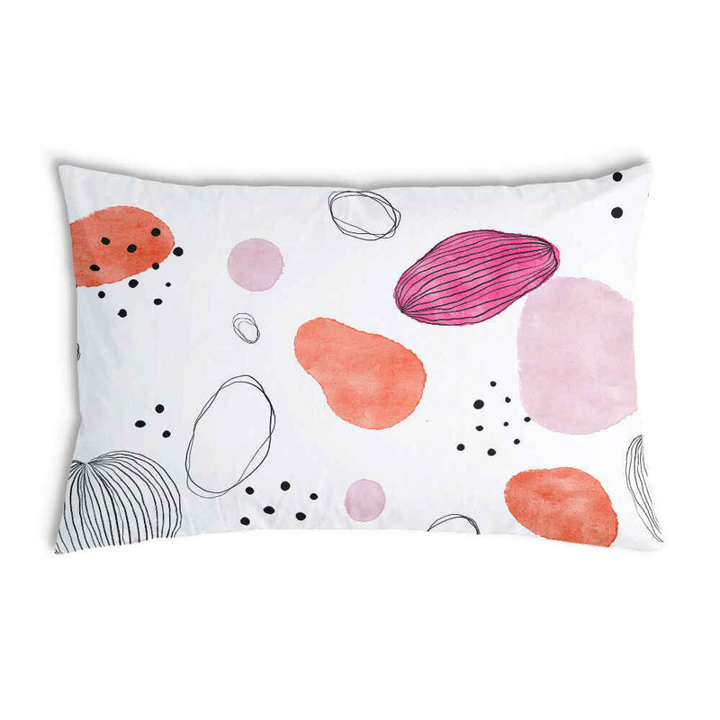 Health pillow abstract circles