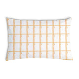 Cuscino salute giallo a quadri