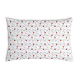 Health pillow, white with "Love" lettering.