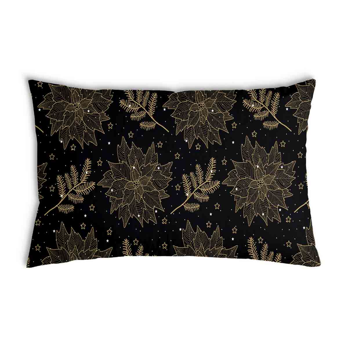 Almohada de salud negra Estrella de Navidad