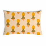 Health pillows with yellow shapes