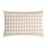 Health pillow white with beige circles