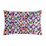 Health pillow, colorful with leopard print.